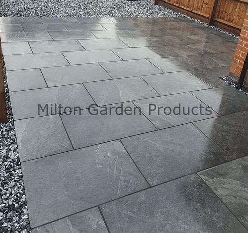 Black porcelain paving - paving, slabs