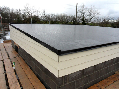 Rubber roofing kit - for, flat