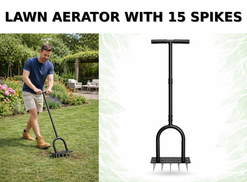 Lawn aerator tool - aerator, with