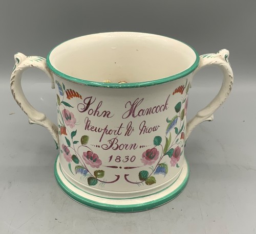 Antique pottery pearlware - pottery,