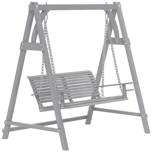 Seater wooden garden swing - seater,