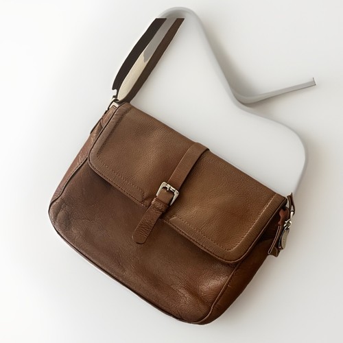 Leather cross shoulder bag - shoulder,