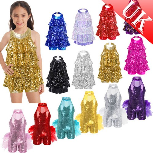 Girls sparkly sequins dance - sparkly,