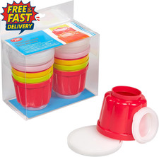 Mini Coloured Jelly Moulds, Set of Individual Dessert Moulds, 150Ml Capacity, Bp