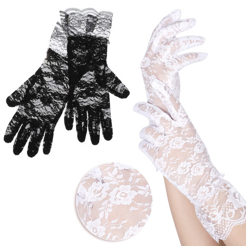 Ladies lace gloves for women - gloves,