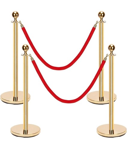 Queue stanchion kit gold - queue,