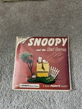 Sealed B544 Peanuts Snoopy & the Red Baron Cartoon view-master Reels Packet