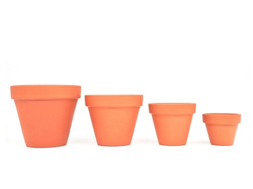 Terracotta pots mini - pots, mini,