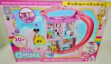 NEW Barbie CHELSEA PLAYHOUSE w/3 Floors, Slide, Lift, Furniture - Dolls Not Inc.