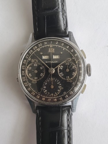 Vintage wittnauer triple - ss,