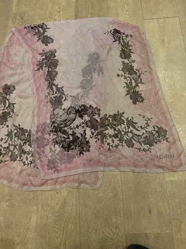 Valentino silk chiffon scarf - silk,