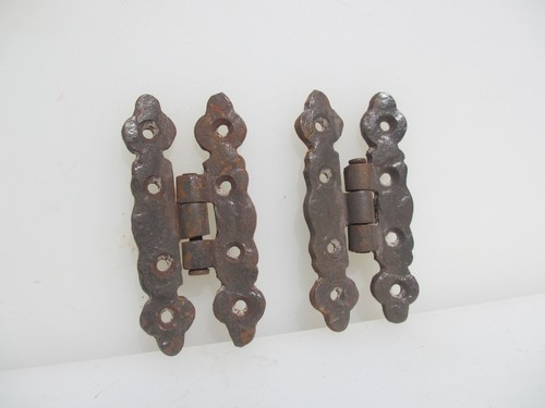 Vintage iron hinges cupboard - iron,