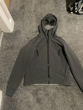 C.P. Company Men's Softshell Goggle Jacket Shaddow Grey Size Large