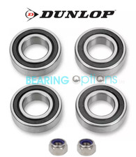 4 Erde Wheel Bearings & 2 Nylok Nuts for Erde 100 101 102 107 120 122 132 DAXARA