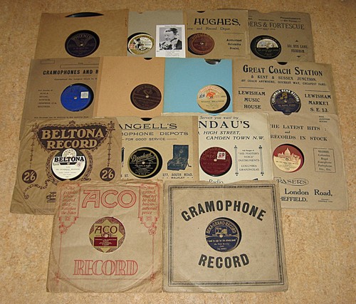 78rpm gramophone records x14 - 78rpm,