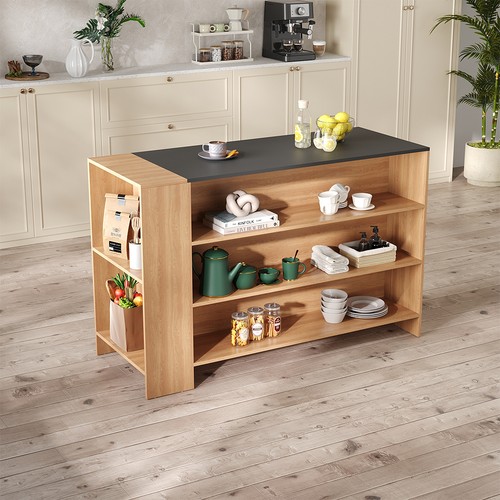 Kitchen island storage - kitchen,
