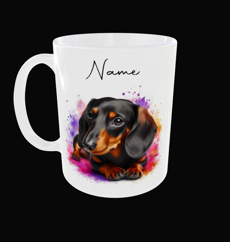 Personalised dachshund mug - dachshund,
