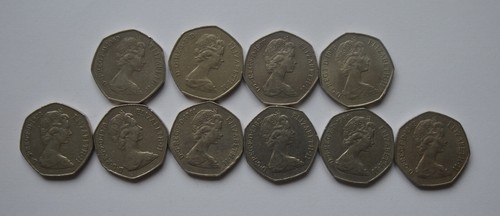 50p fifty pence - 50p, old