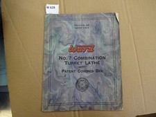 Ward capstan No.7 turret lathe pamplet / drawing