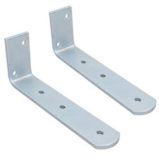 Pair Long Trailer Mudguard Angle (LARGE) Bracket HEAVY DUTY 90° Corner Brace