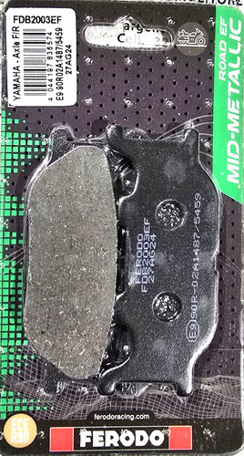 Front brake pads ferodo - brake,