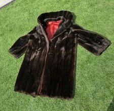 Vintage simulation fur coat
