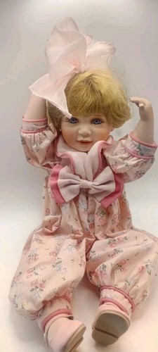 Vintage porcelain doll - porcelain,