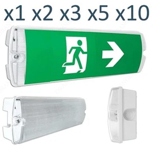 10x led emergency bulkhead - 1-10x,