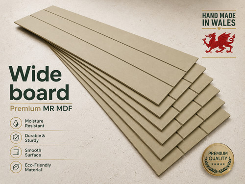 Wide groove mdf wall - v-groove,