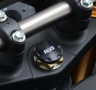 Top yoke cap - r&g, black