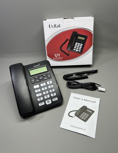 Corded landline telephone - landline,