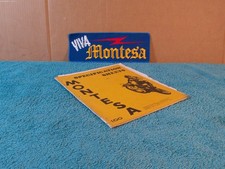 Montesa Specification pages 4 Cappra Cota VB & others NOS on the back patch