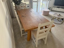   Oak Dining Set Table