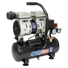 SIP QT Air Compressor Direct Drive Low Noise, 230V 6L 550W 9 Bar 2CFM 59dB 05398