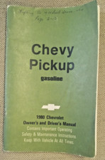 1980 Chevy Pickup Owners and Drivers Manual