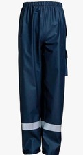 Elka Waterproof Navy Blue Drawstring Trousers Brand New