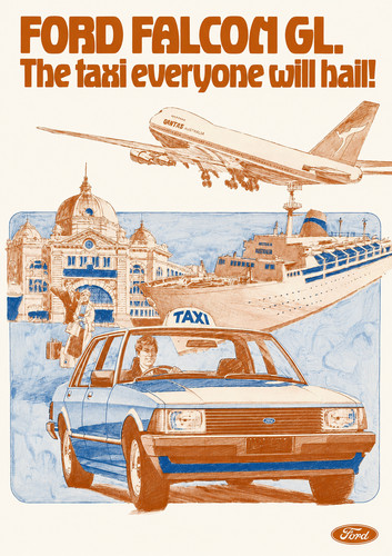 1979 ford falcon sedan taxi - 1979,