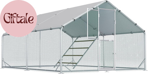 Large chicken coop metal - large,