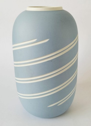 Wedgwood blue jasper vase - blue,