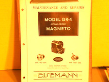 Eisemann Magneto Models GR-4 MAINTENANCE, REPAIR, SERVICE, PARTS Manual CATALOG