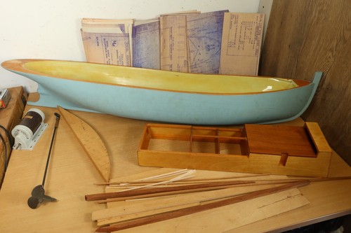 Large scratch built wooden - built,