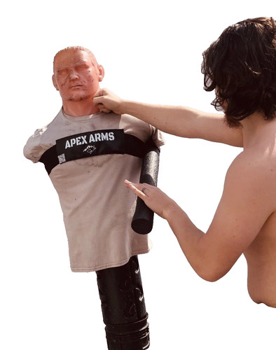 Punch bag training - bag, arms