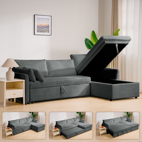 Seater sofa bed with - 3,