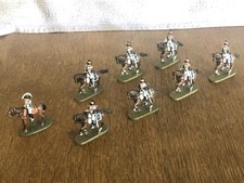 Relive Waterloo Del Prado….8x French Mounted / Cavalry Trotting - 28mm VGC (F)