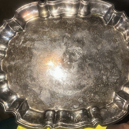 Vtg silver platter 11 - vtg,