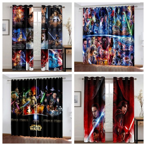 Star wars curtains - 3d,