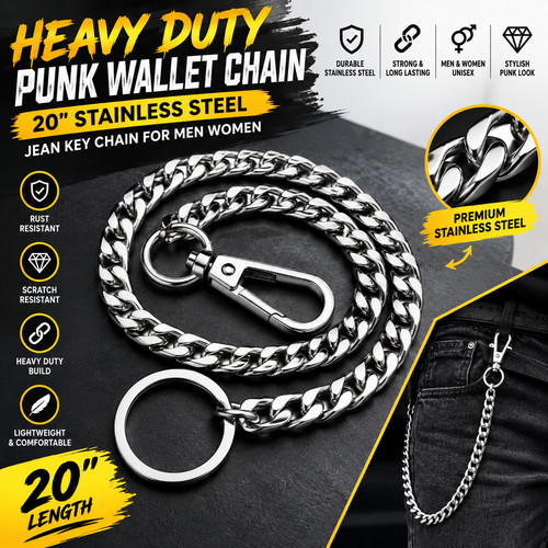 Heavy duty punk wallet - heavy,
