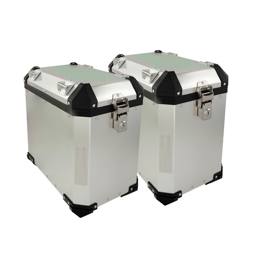 Aluminium adventure panniers - adventure,