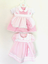 BABY GIRLS Sailor or  Spanish Romany DRESS OUTFIT HEADBAND KNICKERS NB 0-3-6M