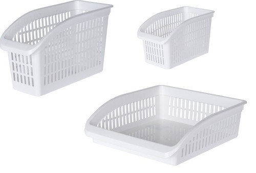 White fridge organisers space - white,